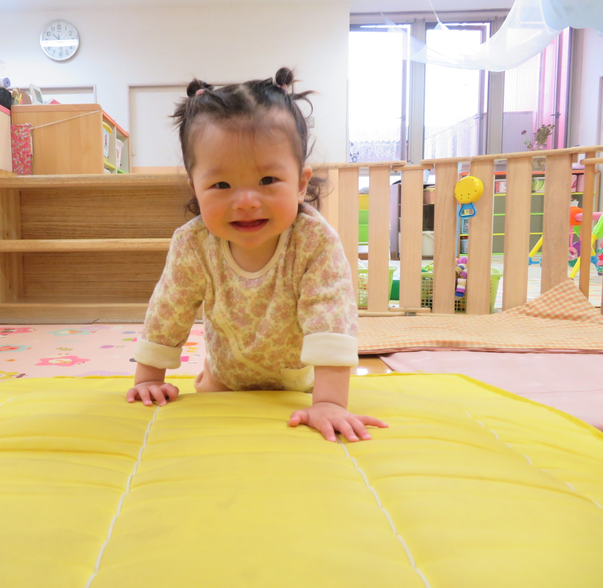 運動あそびをしたよ☆彡 (0歳児)