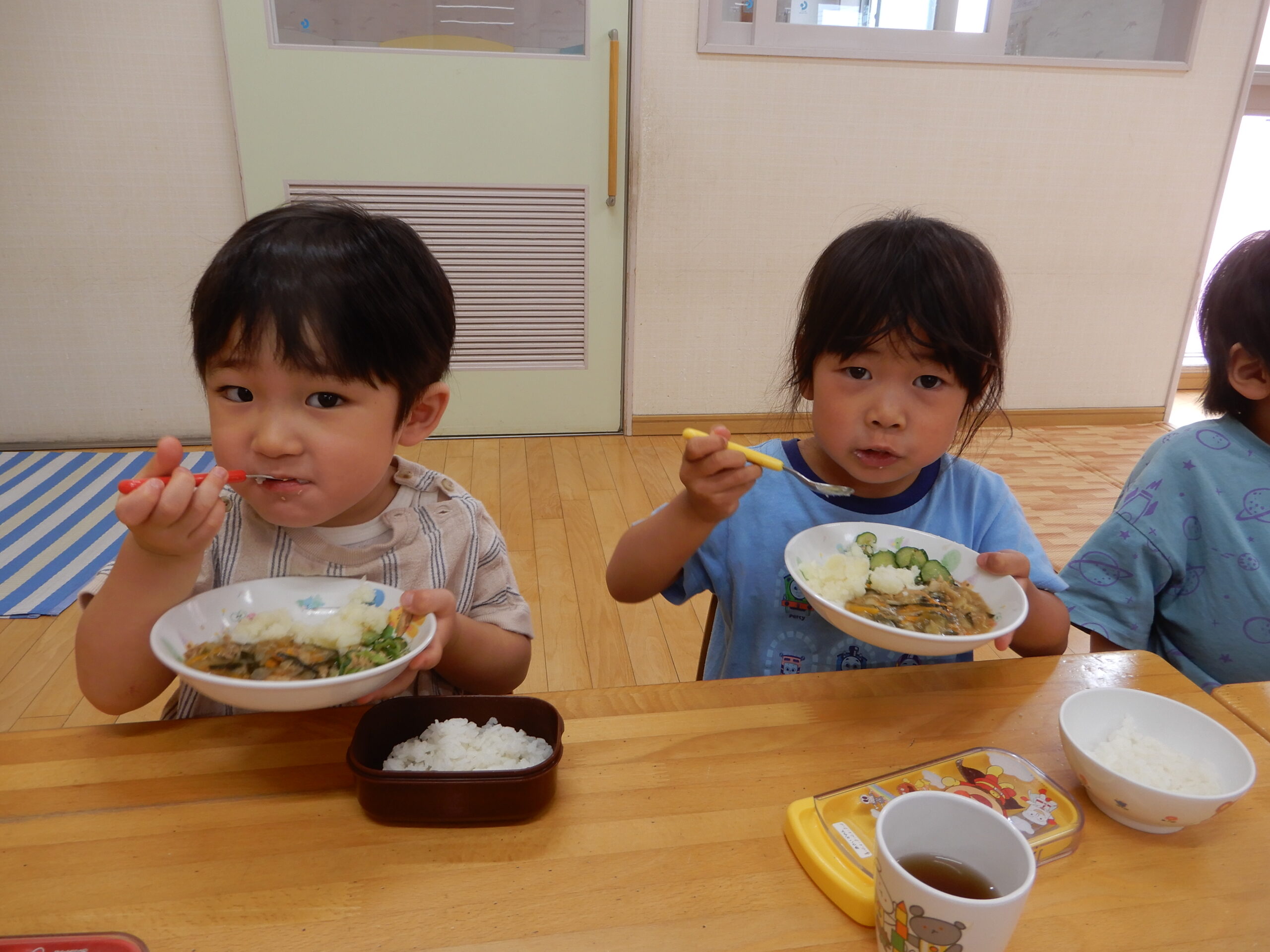 『チーズポテト』を作ったよ！にじぐみ（３歳児）